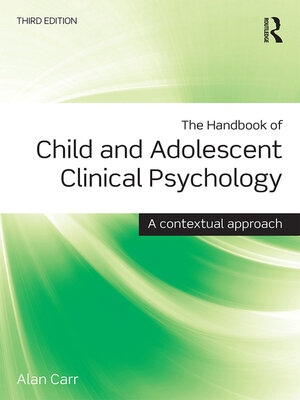 cover image of The Handbook of Child and Adolescent Clinical Psychology